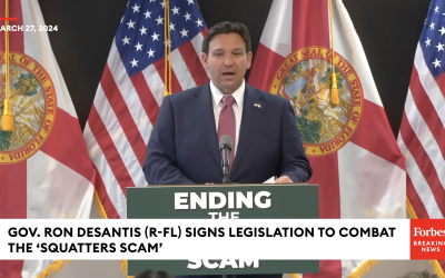 Governor DeSantis Shows New York and California How Easy it is to Ban Squatting